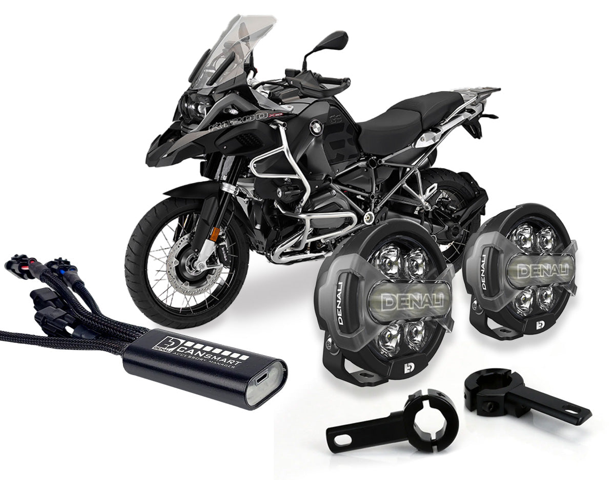 D7 Pro Premium Lighting Bundle w/ Crashbar Mounts - BMW R1200 GS 2004-