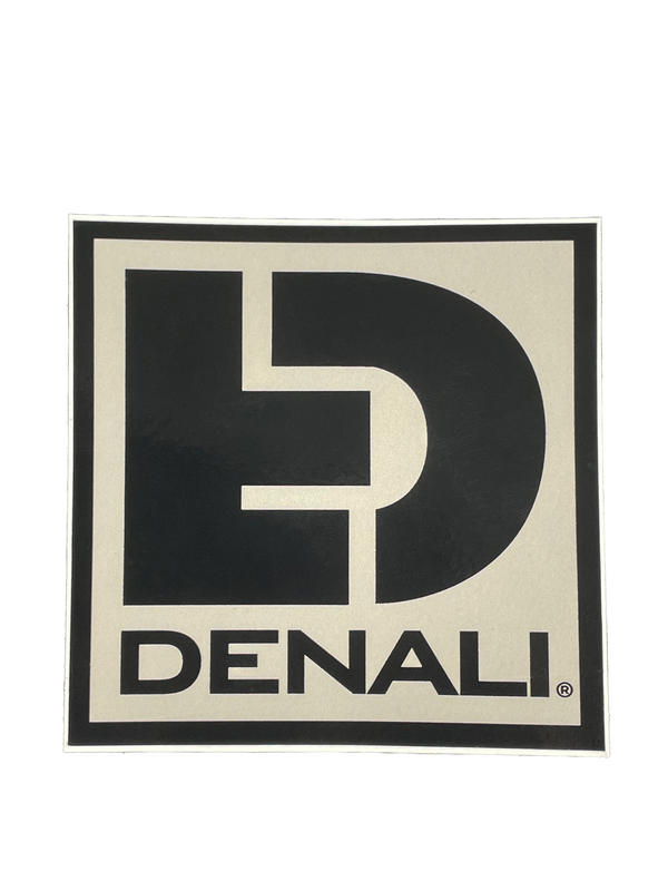 Aufkleber - Konturgeschnittenes Icon-Logo Grau/Schwarz Reflektierend 3"x3"