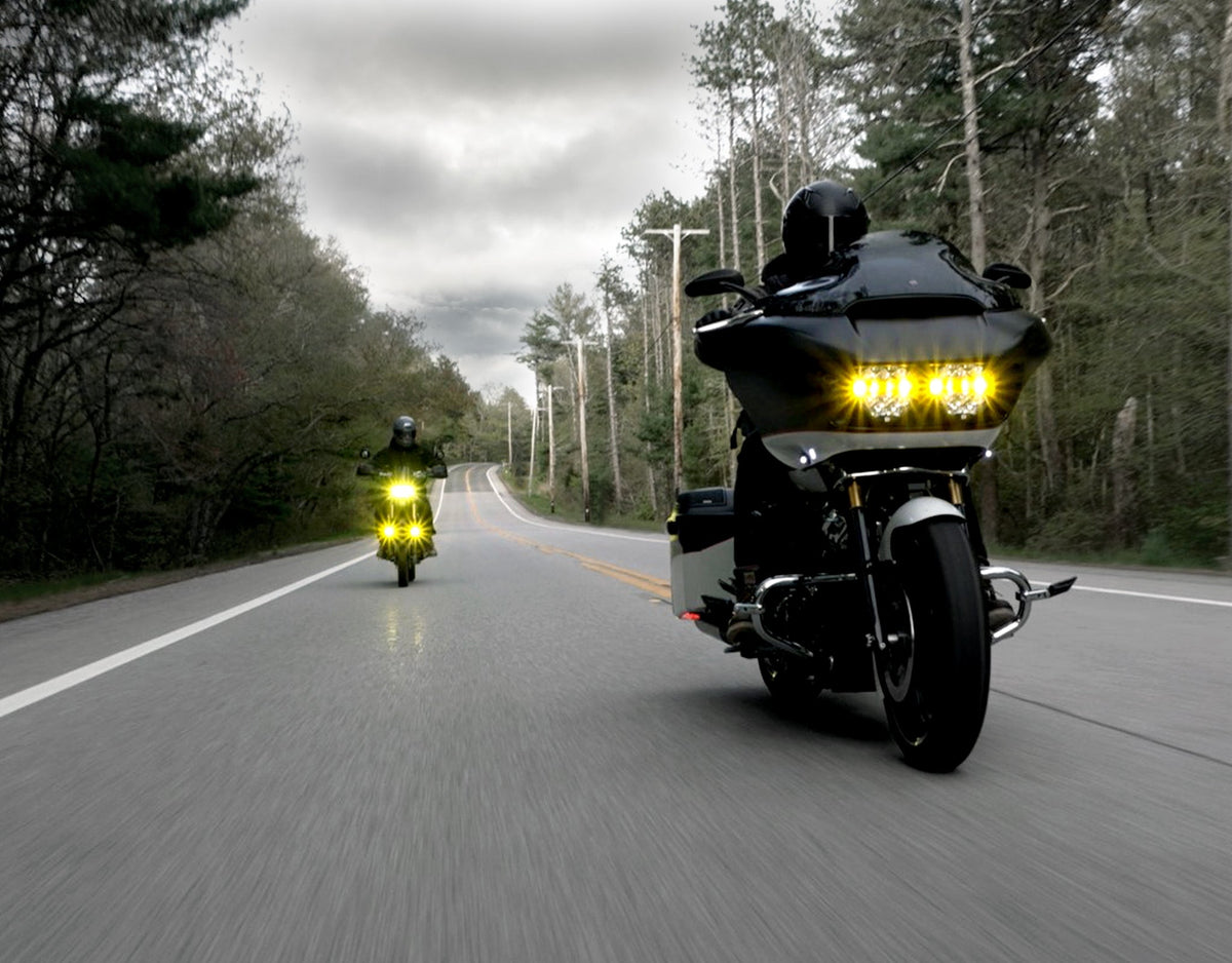 D14 Destroyer LED Motorcycle Headlight Upgrade Kit for Harley-Davidson Road Glide, '15-'23