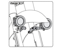 Driving Light Mount - Select Honda Cruisers