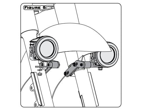 Driving Light Mount - Select Harley-Davidson Motorcycles