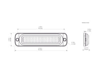 带嵌入式安装的 DRL 可见性照明套件 - 白色或琥珀色