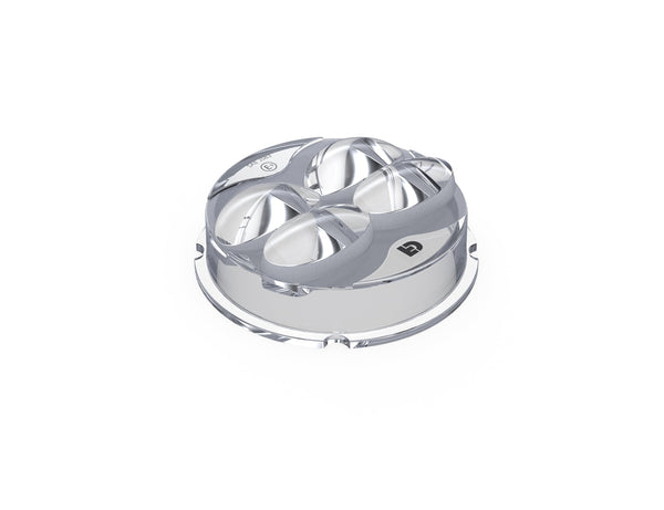 Peça de reposição - Lente de neblina aprovada pela D3 E-Mark e SAE/DOT, transparente