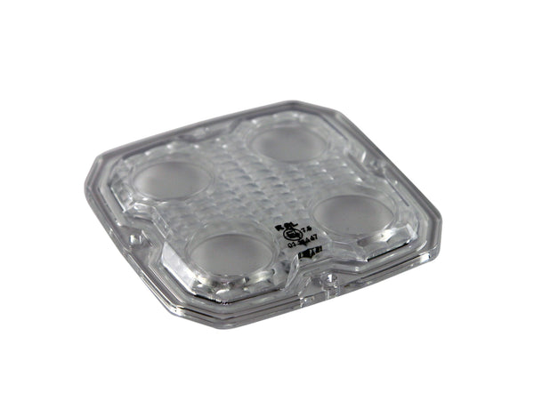 Peça de reposição - lente spot aprovada pela D4 E-Mark, transparente