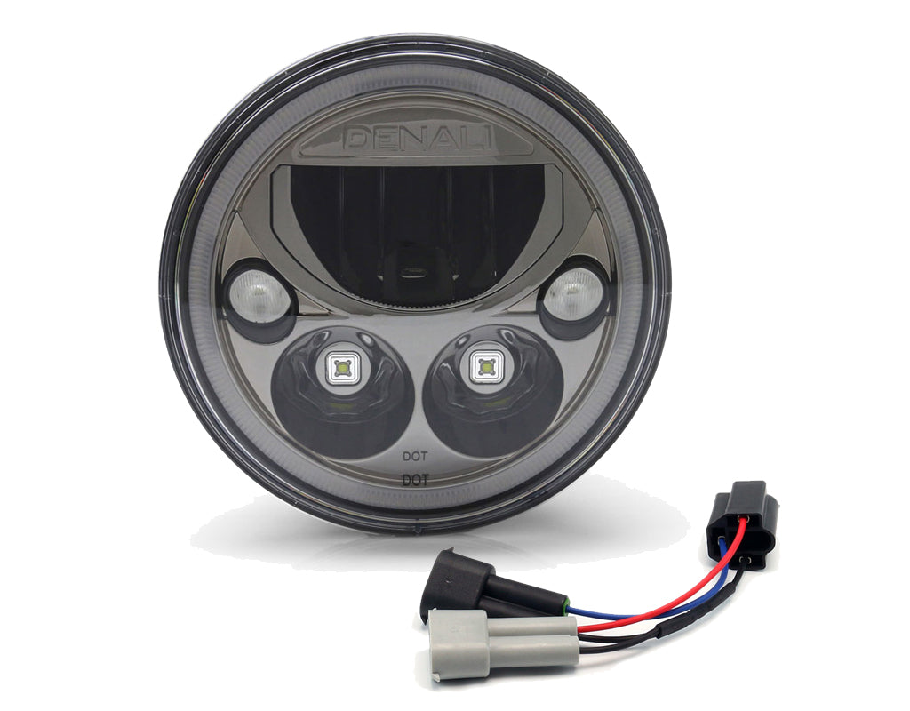 Ledningsadapter - H4 til H9/H11 ledningsnett for Harley-Davidson Road King '14-'25 og Street Glide '14-'23 med halogen frontlys