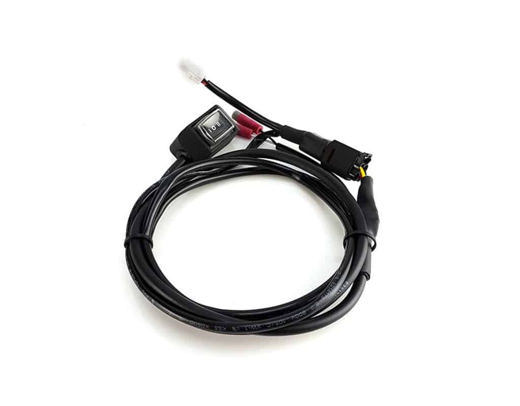 Chicote de fiação para luzes DRL com interruptor Hi/Low/Off