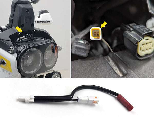 Adaptor Pengkabelan Daya Beralih untuk Ducati DesertX