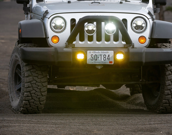 D3 høyytelses oppgraderingssett for tåkelys - Jeep Wrangler JK, JL, & Gladiator JT