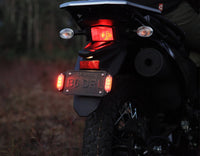 Plug-&-Play bageste T3 blinklys nummerpladekit til Kawasaki KLR650