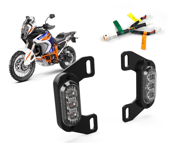 Kit Pelat Nomor Sinyal Belok T3 Belakang Plug-&-Play untuk KTM 1290 Adventure