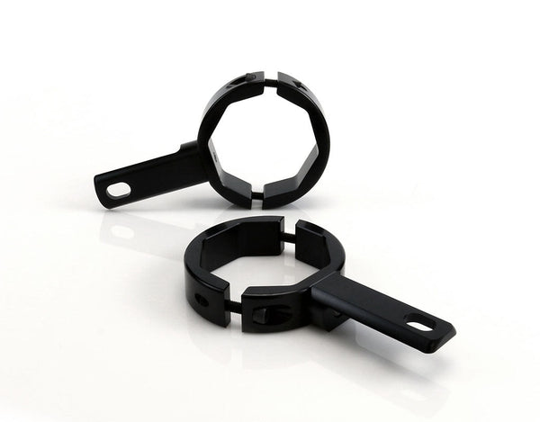 Kjørebelysningfeste - Leddbart stangklemme 50mm-60mm, svart