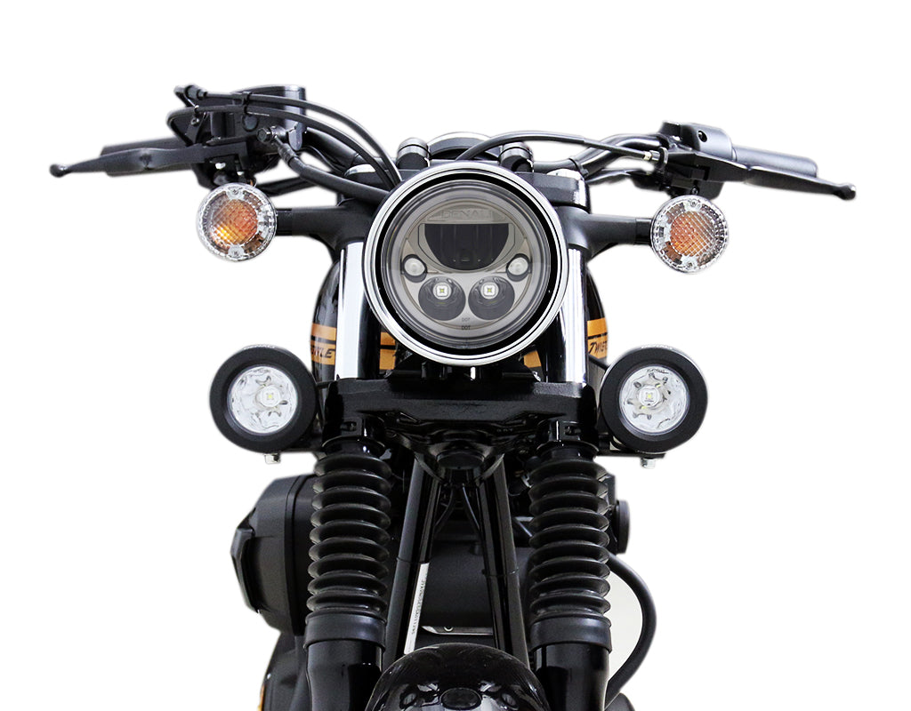 LED Headlight Mount - Yamaha Bolt, Raider, Road Star, Stryker, SCR950, XSR700, XSR900, V Star 950