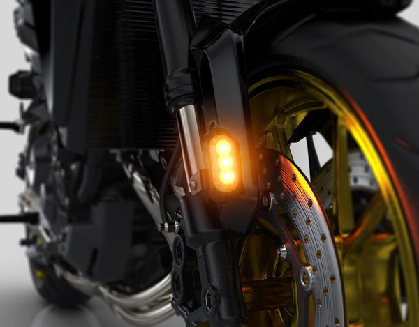 Pod Sinyal Belok LED Switchback Depan T3 dengan Dudukan Fender