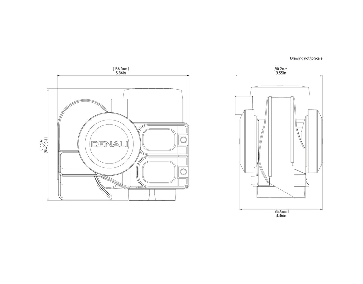 SoundBomb™ originele tweekleurige luchthoorn