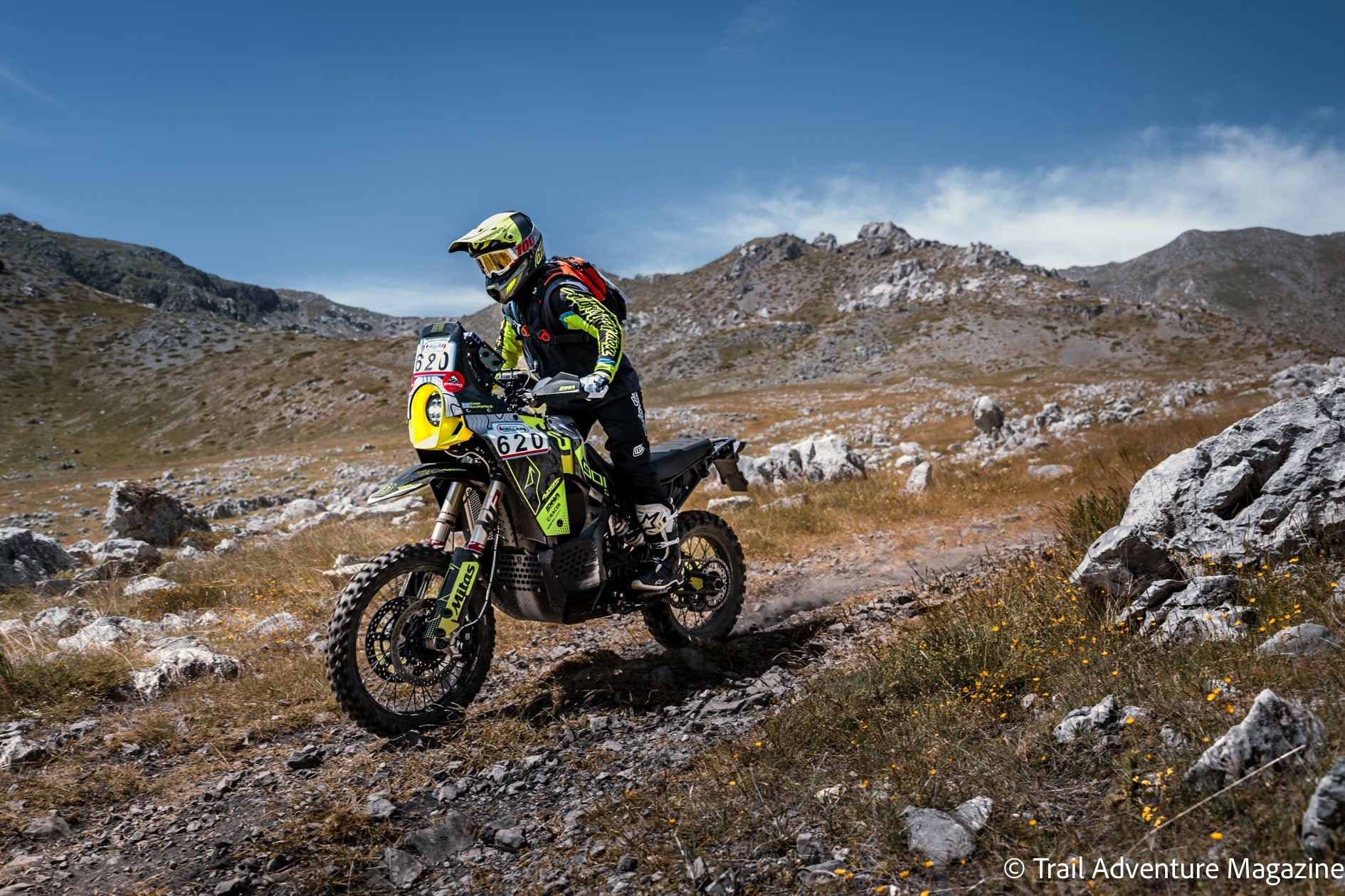 DENALI Electronics' Rally Light Tower for the Husqvarna Norden 901