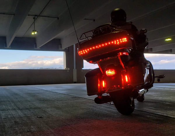 Luces de freno auxiliares LED dobles B6 para motocicletas Harley-Davidson seleccionadas