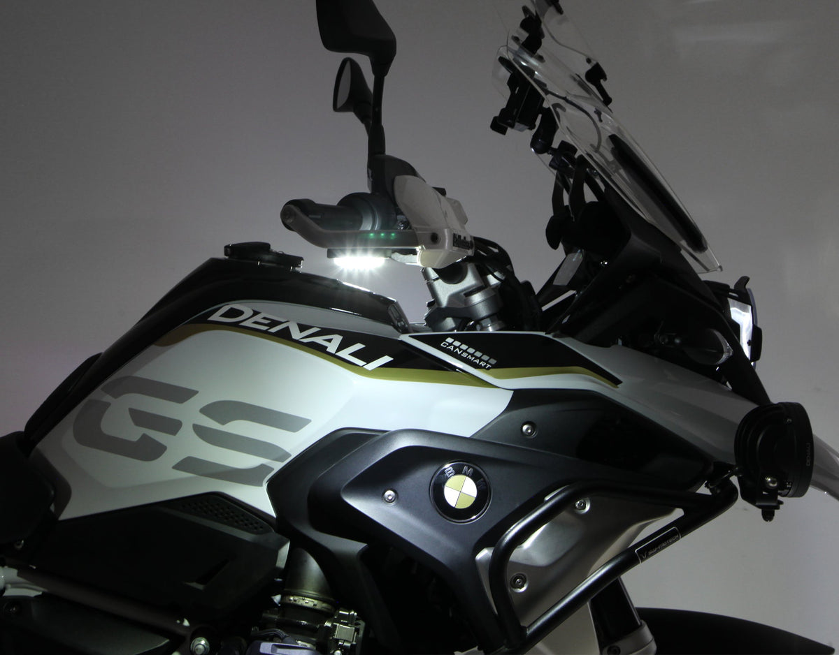 Kit de iluminação de segurança e visibilidade para motocicleta T3 Ultra-Viz 4 em 1