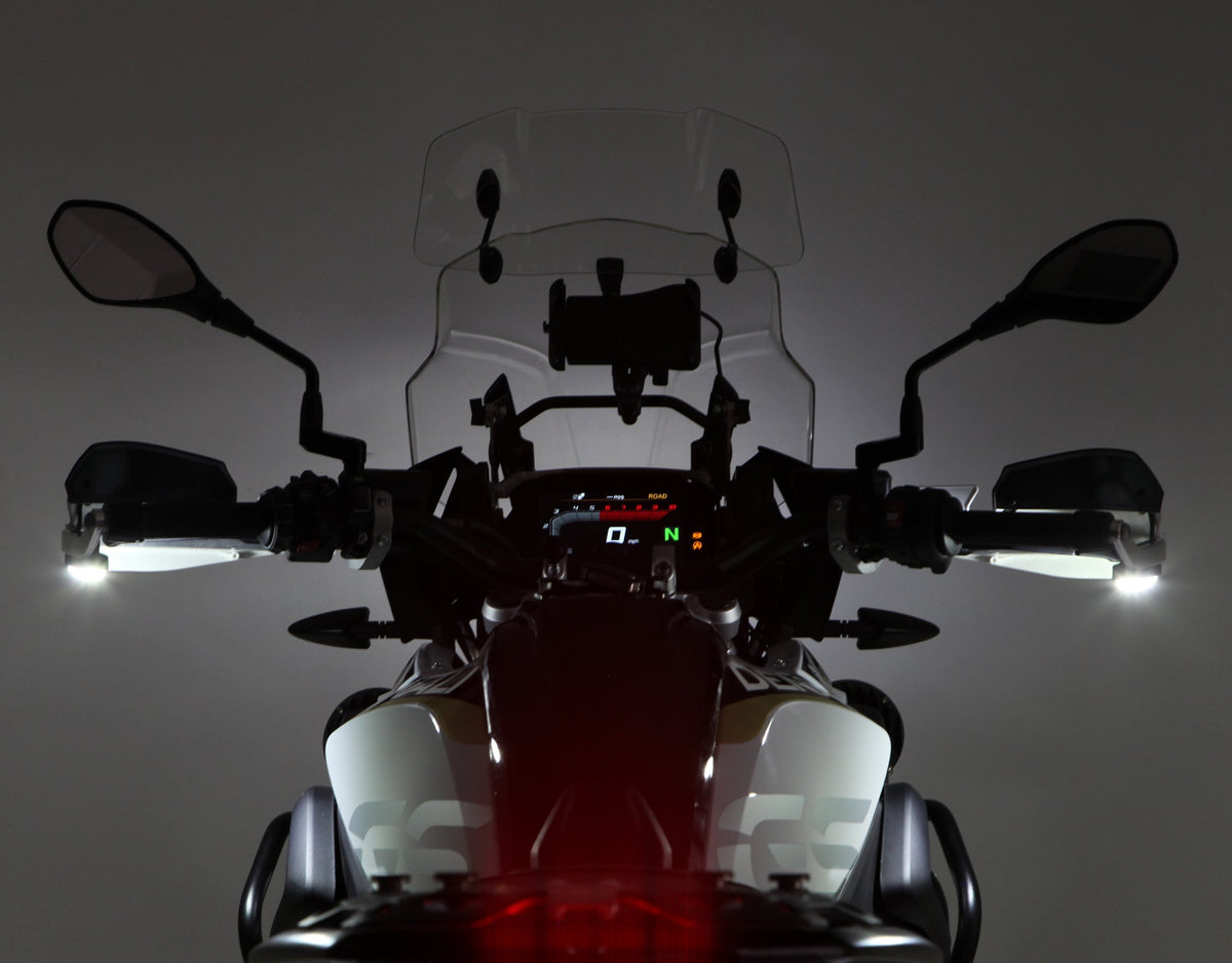Kit d'éclairage de sécurité et de visibilité pour moto T3 Ultra-Viz 4-en-1