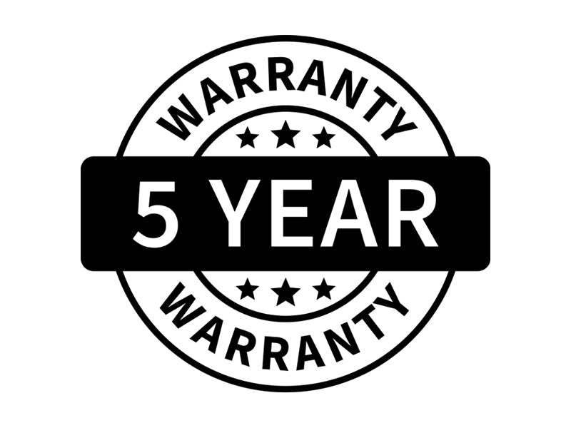 five years warranty golden badge. warranty label Stock Vector Image & Art -  Alamy