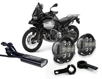 D7 Pro Premium belysningssæt med Crashbar-beslag - BMW K1600 / R9T / R18 / S1000XR / F900GS / F900XR / F800GS / F850GS / F750GS