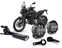 D7 Pro Premium belysningssæt med Crashbar-beslag - BMW K1600 / R9T / R18 / S1000XR / F900GS / F900XR / F800GS / F850GS / F750GS