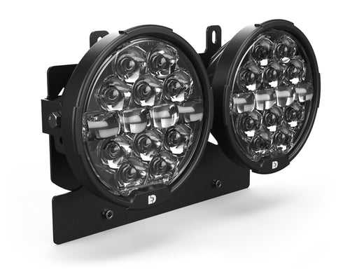 HAOLEDI 2-Pack 3.94'' 15W LED Ceiling Fan Light Retrofit Kit, Ceiling Flush Light, Ceiling Light