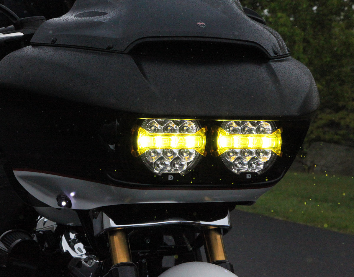 D14 Destroyer LED Headlight Upgrade Kit - Harley-Davidson Road Glide