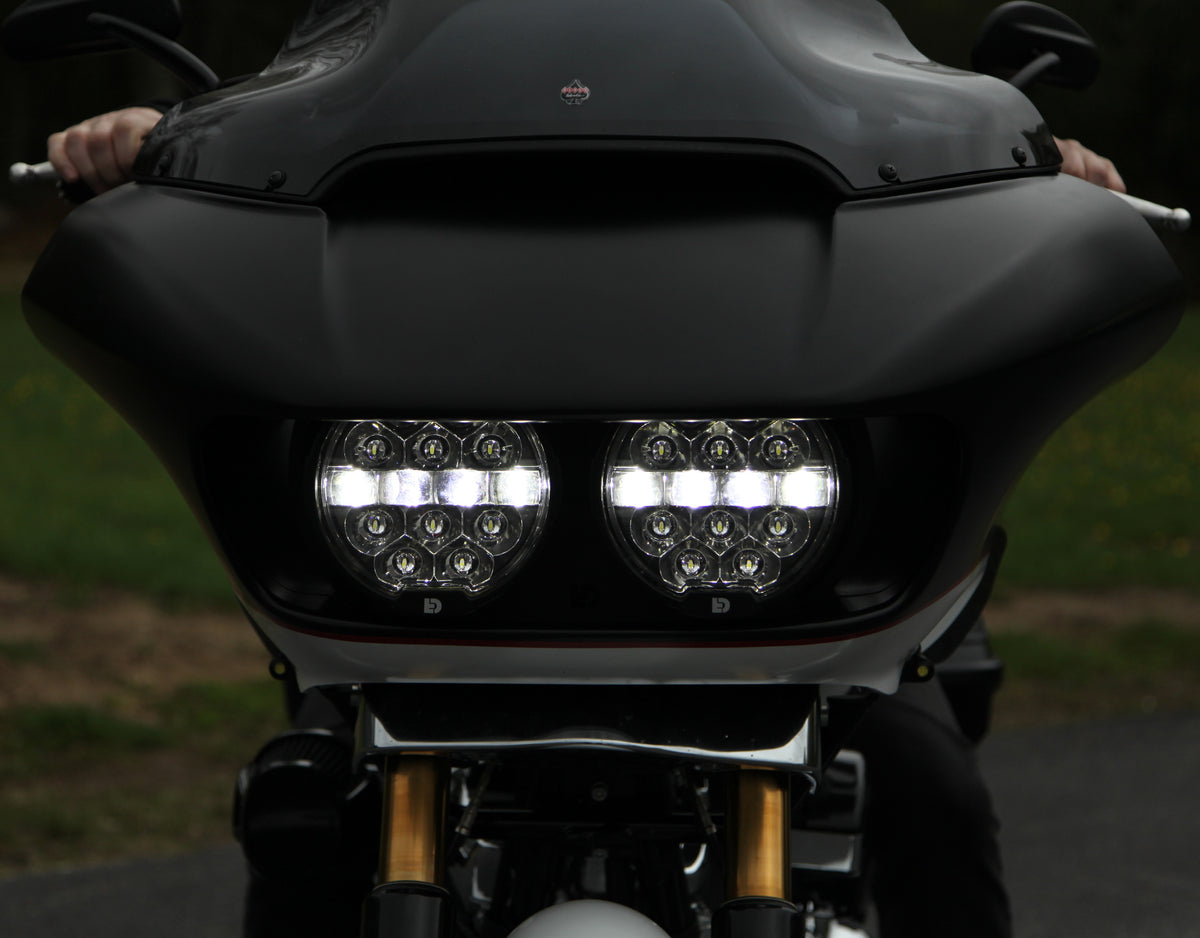 D14 Destroyer LED Headlight Upgrade Kit - Harley-Davidson Road Glide