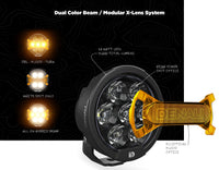 Pod de luz de condução multifeixe D7 PRO com sistema modular X-Lens