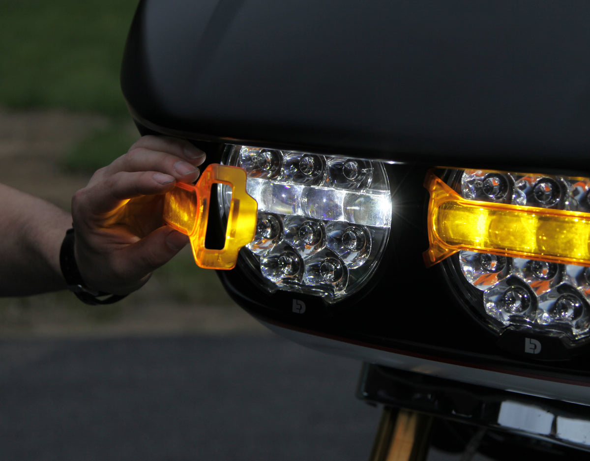 D14 Destroyer LED Headlight Upgrade Kit - Harley-Davidson Road Glide