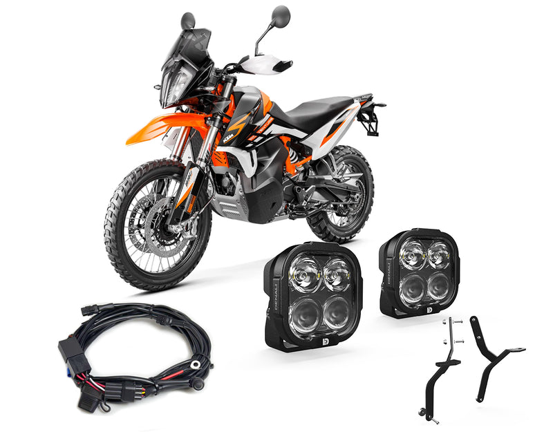 DL4 Essential Lighting-pakke - KTM 790 ADV '19-'20, 890 ADV '21-'22