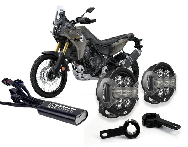 D7 Pro Premium Lighting Bundle w/ Crashbar Mounts - Yamaha Tenere 700 2020+ / Rally 2024+ / World Raid 2022+
