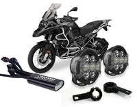 D7 Pro Premium Lighting Bundle w/ Crashbar Mounts - BMW R1200 GS 2004-2012 / GSA 2006-2013/ RT 2005-2013 / RS 2006-2014