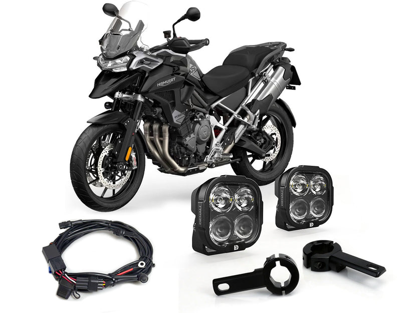 Paquete de Iluminación Esencial DL4 - Triumph Tiger 900 2020+ y Tiger 1200 2022+