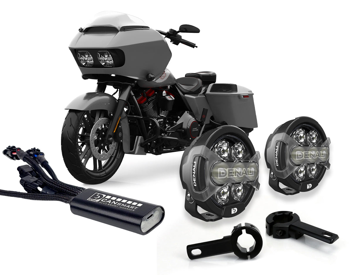 D7 Pro Premium Lighting Bundle w/ Engine Guard Mounts - Harley Davidso, image size:1200x938