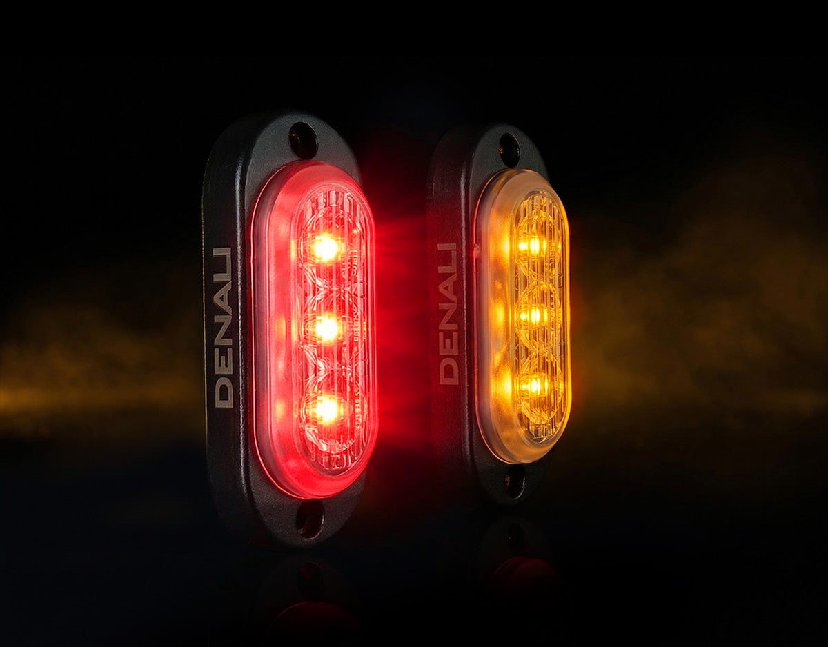 T3-S™ Smart Turn Signal & DRL Pods for Motorcycles – Rear