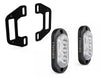 Feux clignotants intelligents T3-S™ et feux de jour avec support de plaque d'immatriculation pour motos – arrière