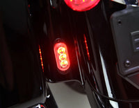 T3-S™ Smart Turn Signal & DRL Pods with License Plate Mount for Motorcycles – Rear