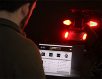 T3-S™ Smart Turn Signal & DRL Pods with License Plate Mount for Motorcycles – Rear