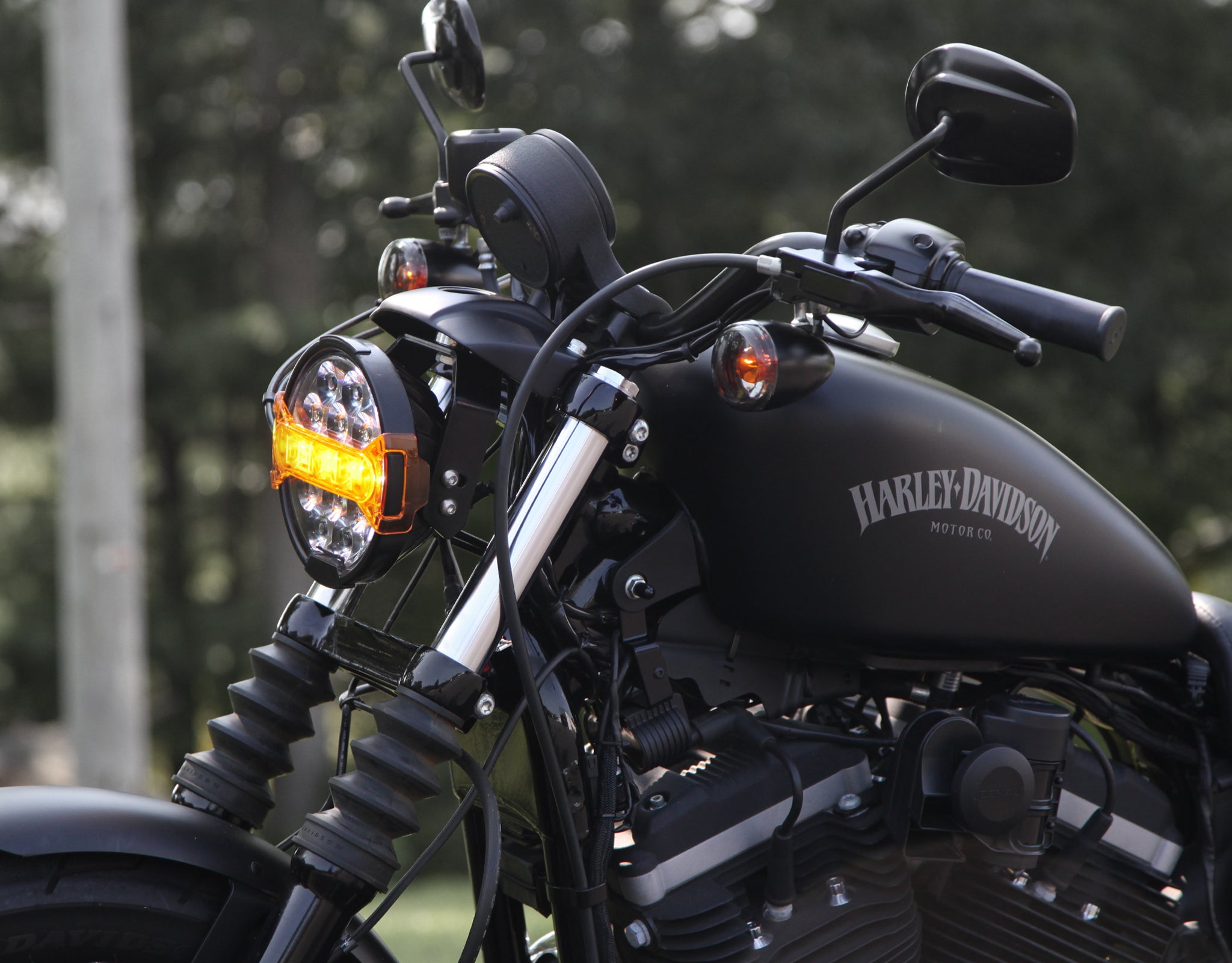 D14 デストロイヤー LED バイクヘッドライト - ユニバーサルフィット