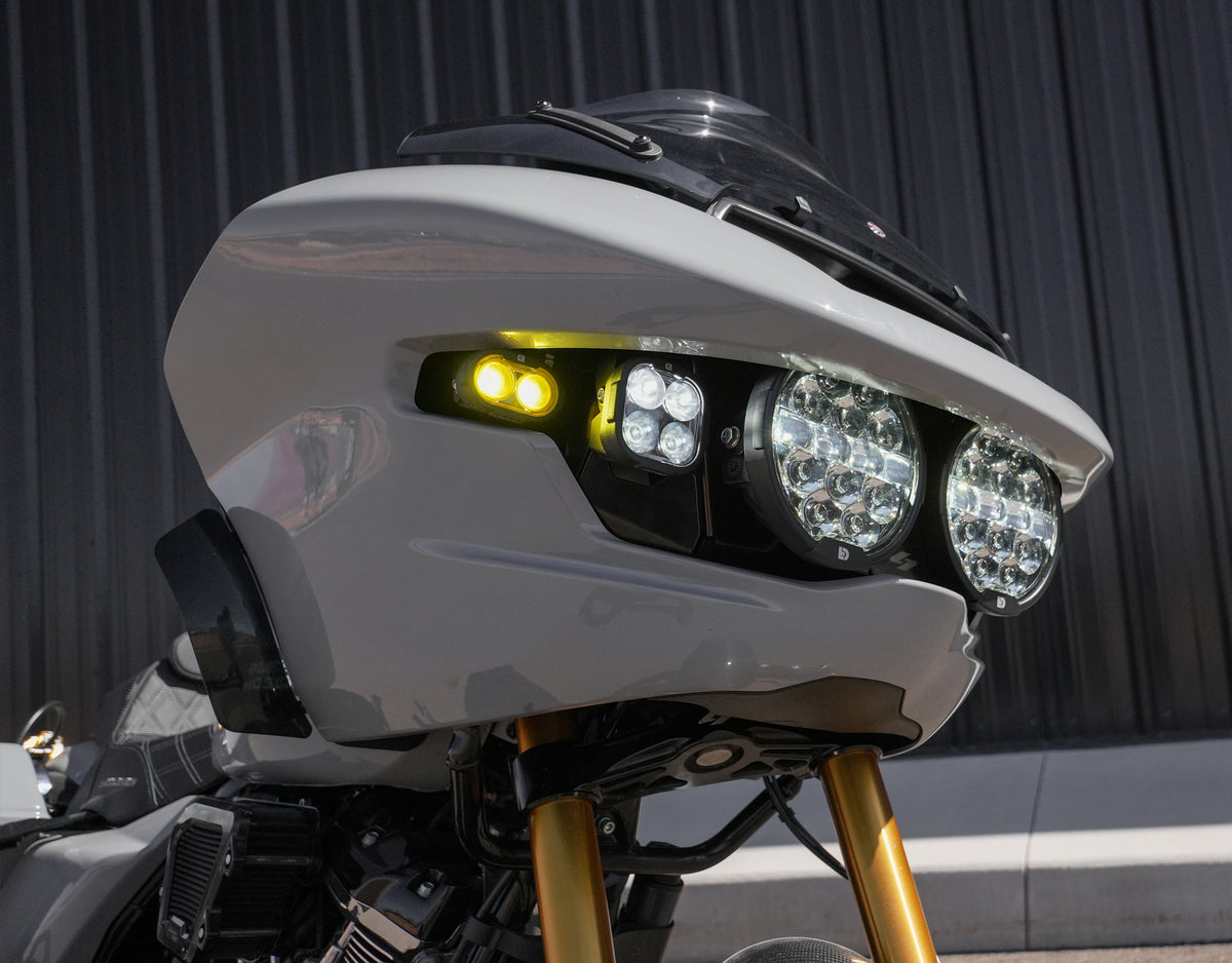 D14 Destroyer Full Deck Headlight Kit for Harley-Davidson Road Glide 2024+ by Kraus Motor Co