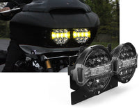 D14 Destroyer LED motorcykel forlygte opgraderingssæt til Harley-Davidson Road Glide, '15-'23