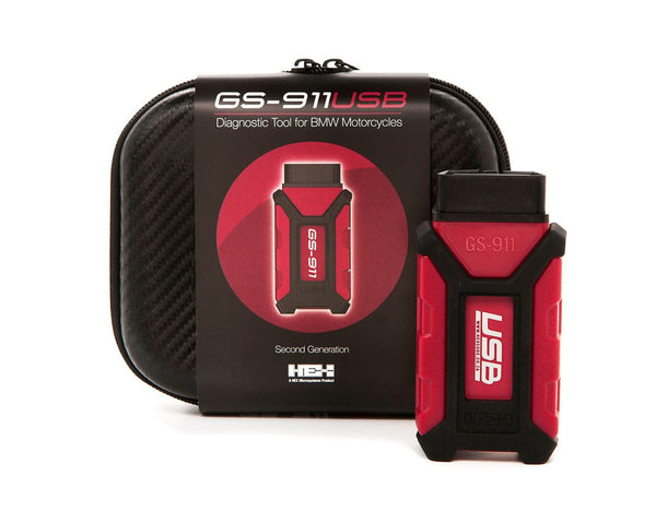 HEX GS-911 USB Enthusiast Diagnostic Tool for BMW motorcycles with OBD-II Connector