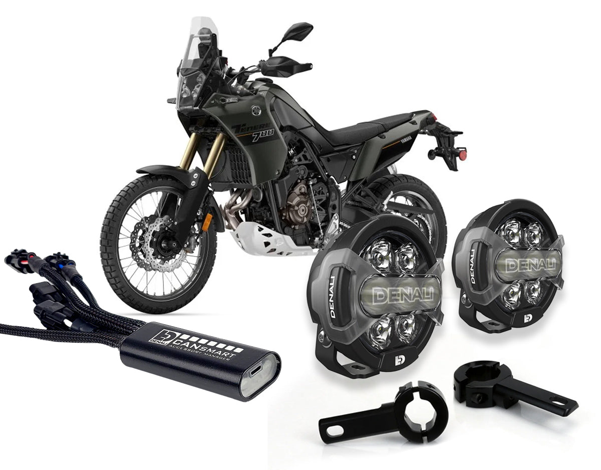 D7 Pro Premium Lighting Bundle with Crashbar Mounts for Yamaha