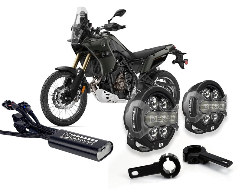 D7 Pro Premium Lighting Bundle w/ Crashbar Mounts - Yamaha Tenere 700 '20-'24 / Rally 2024 / World Raid '22-'24
