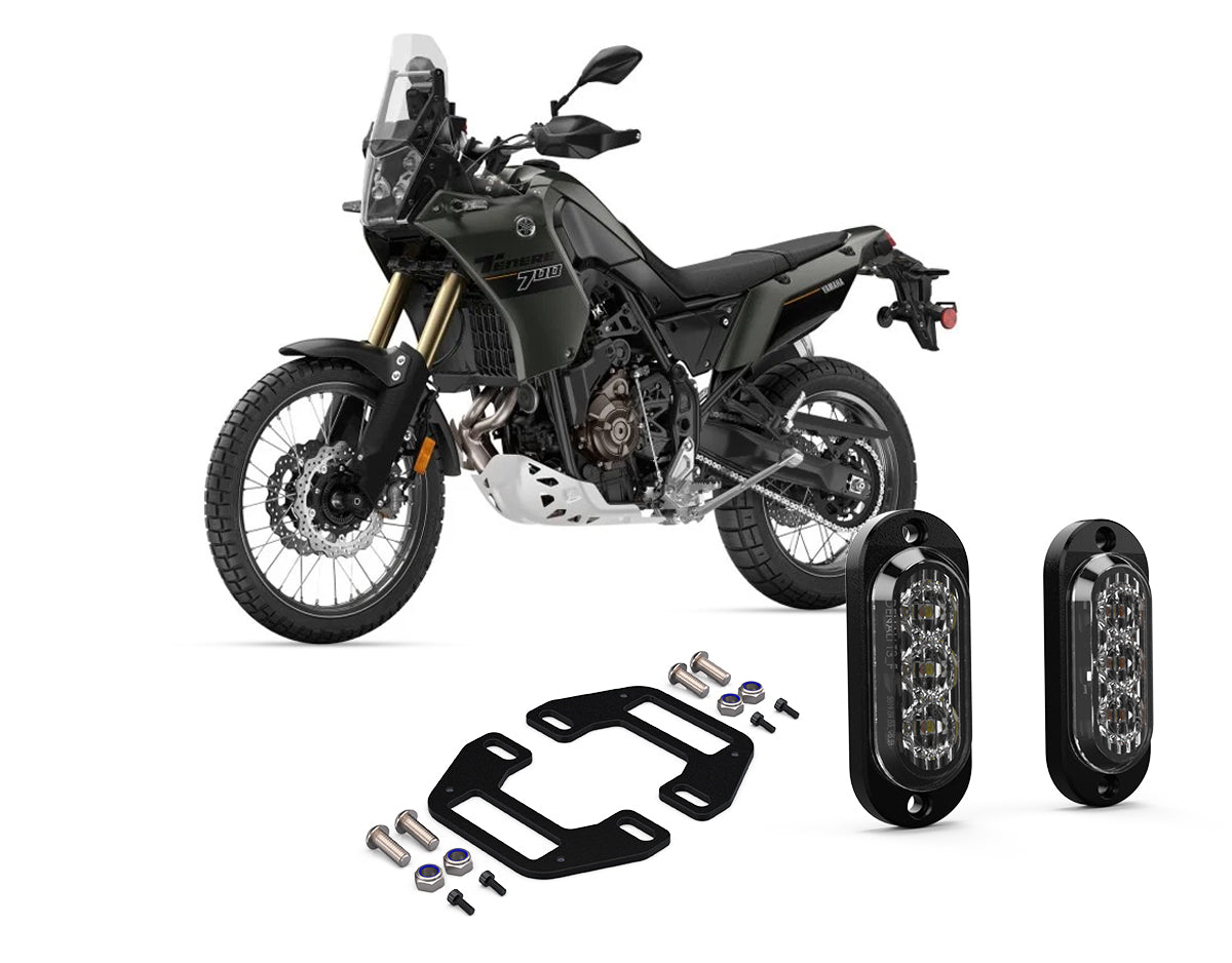 T3 Rear Visibility Bundle - Yamaha Tenere 700 2020+ / Rally 2024+ / Wo