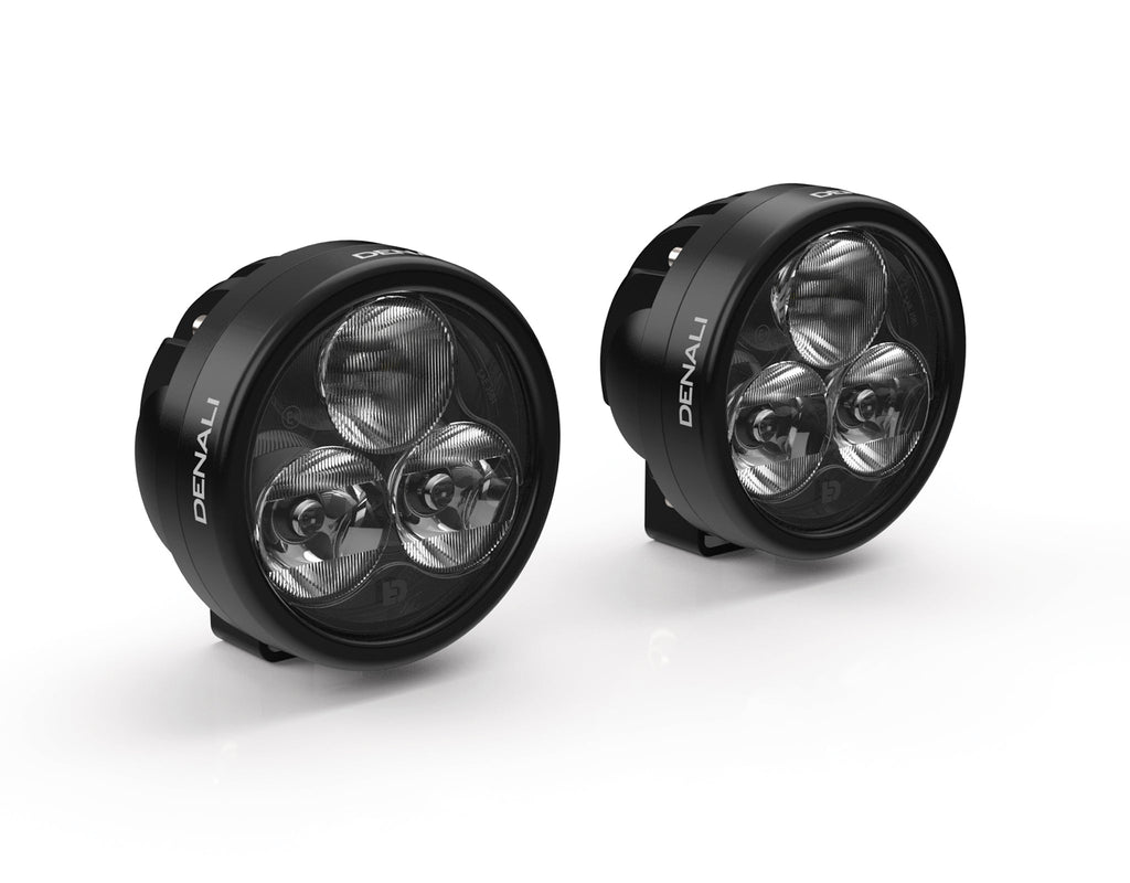 Faros Auxiliares Moto Denali S4 2.0 Con Controlador Cansmart