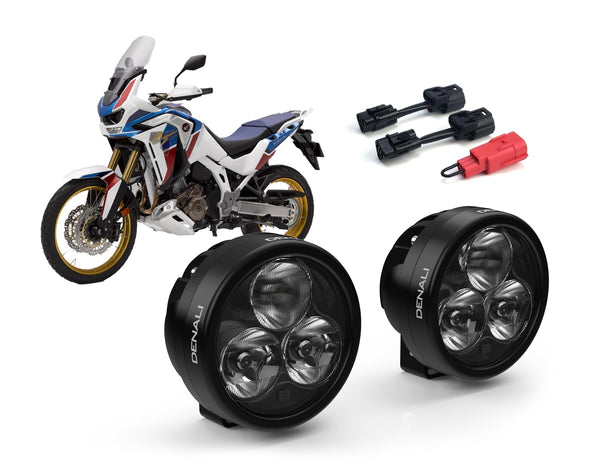Zestaw modernizacyjny świateł przeciwmgłowych typu plug-and-play do motocykli Honda Africa Twin 1100 — modele spoza USA