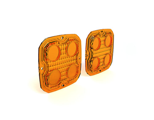 TriOptic™ Lens Kit för D4 LED-lampor - bärnsten eller selektiv gul