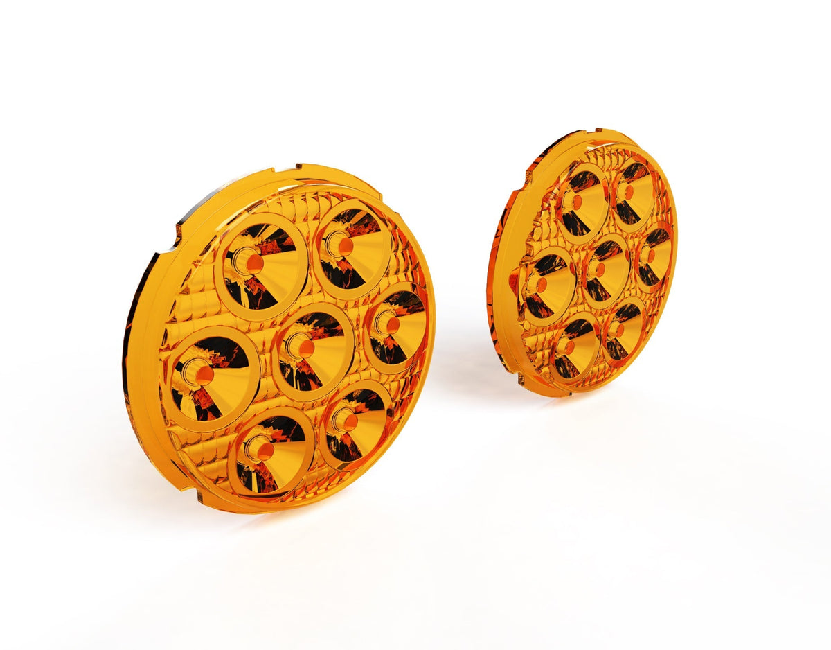 Zestaw soczewek do lamp LED D7 — bursztynowy lub selektywny żółty